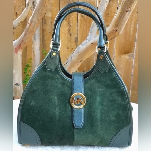 Rare and Stunning Michael Kors limited edition leather and suede hudson Hobo han - Picture 1 of 16